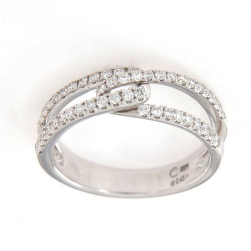 Anello intreccio diamanti - anello,