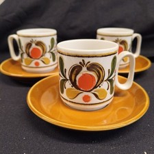 Servizio 3 tazzine caffè con