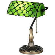 HOMCOM Stained Glass Table