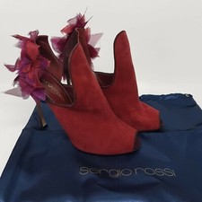 Sandalo con piume  100% Originale Sergio Rossi nr 37 