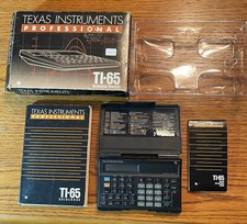 Calcolatrice vintage Texas Instruments TI-65 TA Sci/Prog - TESTATA/NUOVA BAT/ALTRO (2)