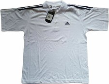 Vintage Adidas Polo T-Shirt Mens XXL 3S d54 Tennis Top 2000s Real Madrid