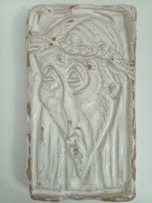 Antica mattonella in maiolica