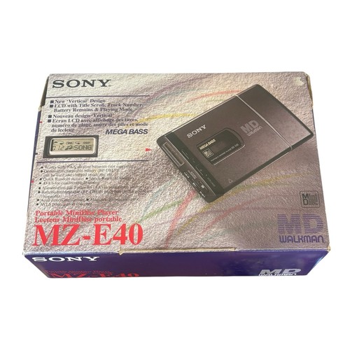 Sony e40 minidisc - mz-e40,