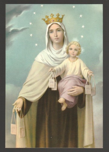 Cartolina madonna del - cartolina, "madonna