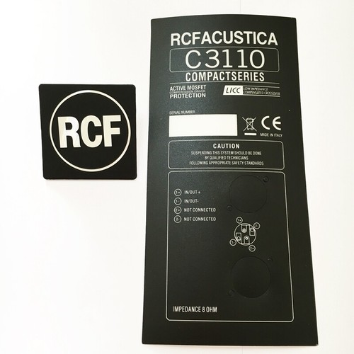 Set adesivi logo stemma - 2,