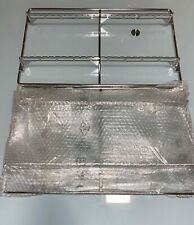 Kit 2 griglie speciali GN 1/1 da forno, per cuocere spiedini misti