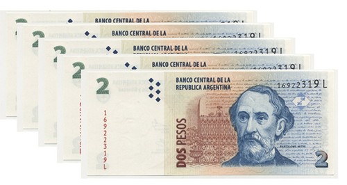 Argentina pesos 2012 - pesos, unc