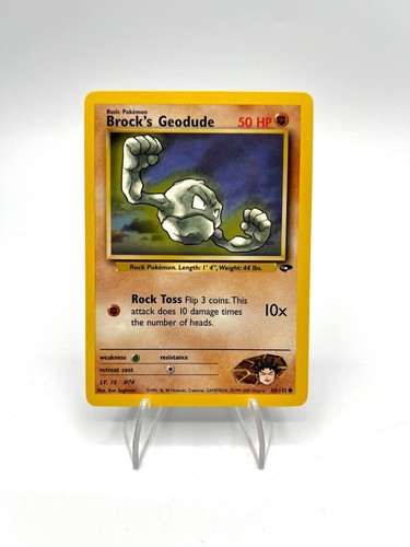 Carta pokemon brock geodude - carta, brock's