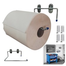 Parpyon® Portarotolo industriale a muro porta rotolo a parete per carta bobina 