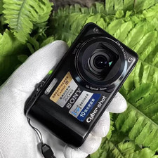 Sony Cyber-shot DSC-HX5 20,4 megapixel fotocamera digitale 30 x nero batteria SD inglese