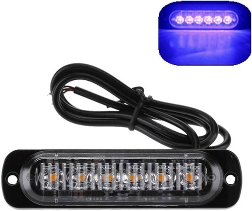 Faretto lampeggiante led blu - faretto,