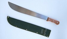 RONCOLA / MACETE CON LAMA IN ACCIAIO CON FODERO MANICO IN LEGNO ANTISCIVOLO