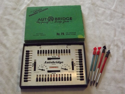 Vintage 1957 bridge - vintage, game