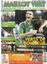 Saint Etienne Maillot Vert 2005 #74 Panini Hellebuyck