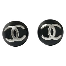 Orecchini CHANEL CC Logos neri