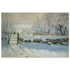 Claude Monet, Die Elster, poster