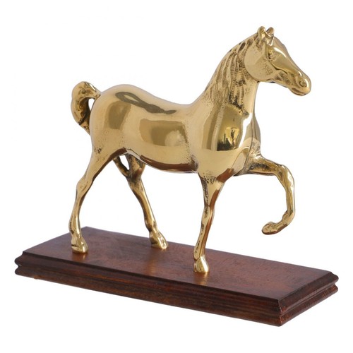 Statua cavallo horse ottone - horse, in