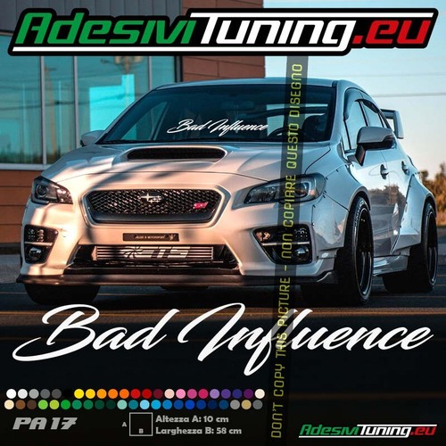 Adesivo bad influence - bad,