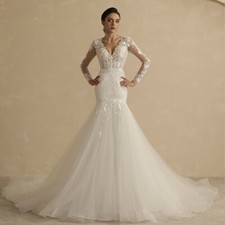 Vintage V Neck Wedding Dresses