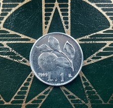 ($)  1 Lira 1949 (Arancia) - REPUBBLICA ITALIANA - Monetazione in Lire 1946-2001