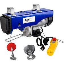 Verricello  Argano Winch Elettrico 990Kg Cavo Di 12 5M! 230V Per Tutti I Veicoli