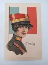 ***SOLDATESSA FRANCESE - I GUERRA MONDIALE (CHERUBINI)*** NON VG (ANNI '10)