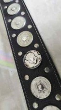 Cinturone pelle con mezzi - pelle,