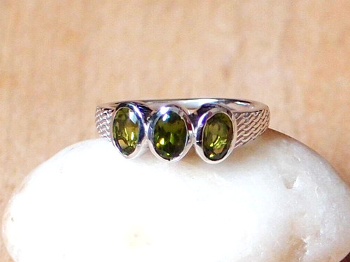 Anello trilogy vesuvianite - anello,