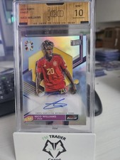 2023/24 Topps Finest Uefa Euro Nico Williams Auto National Debut RC