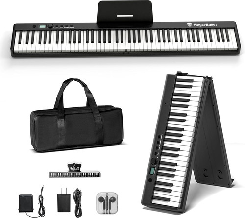 Key folding digital piano - key,