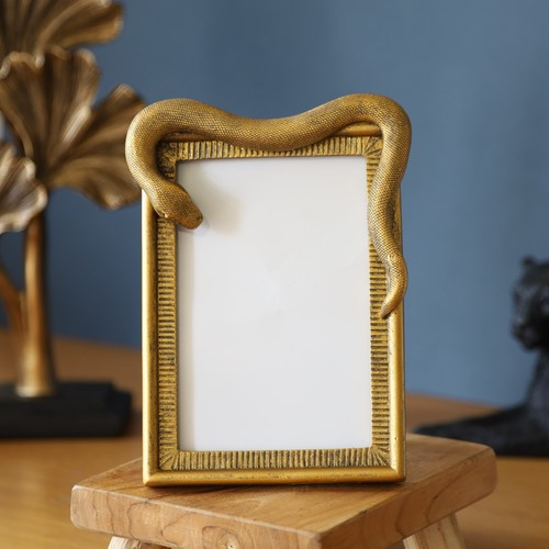 Cornice portafoto serpente - , oro