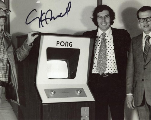 Nolan bushnell firmato - bushnell, 8x10
