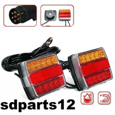 Kit Magnetico Fanali Posteriori A Led Luce Targa Carrello Rimorchio Luci Fanale