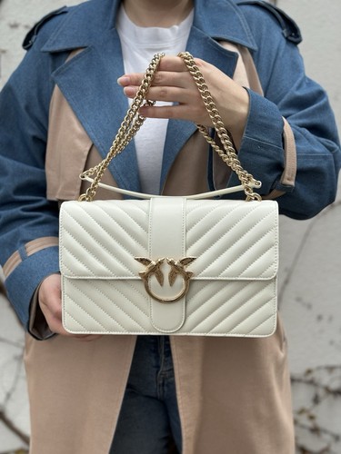 Borsa pinko nuova pelle avorio - borsa,