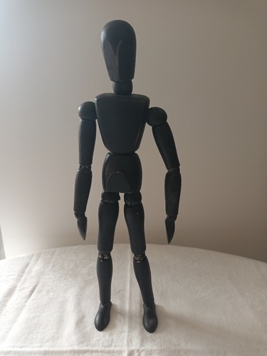 Vintage wooden mannequin - vintage,