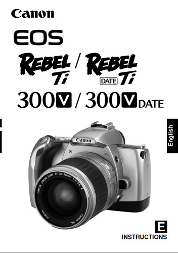 Canon eos rebel 300v - ti, /
