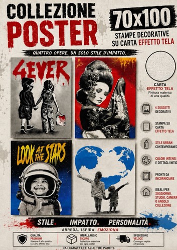 Poster decorativi 70x100 - 70x100, –