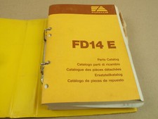 Fiat Allis FD14E Parts catalog