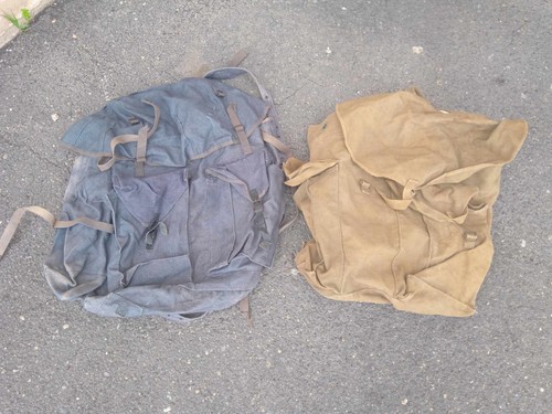 Lotto coppia zaini esercito - , +