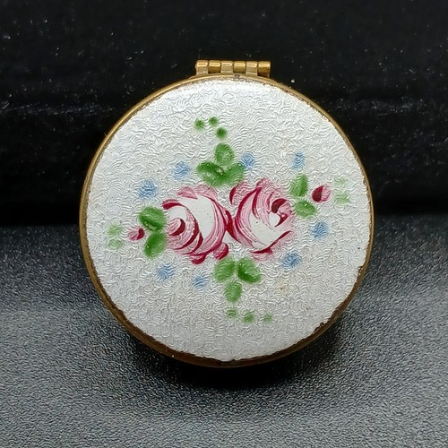 Portapillole vintage guilloche - portapillole,