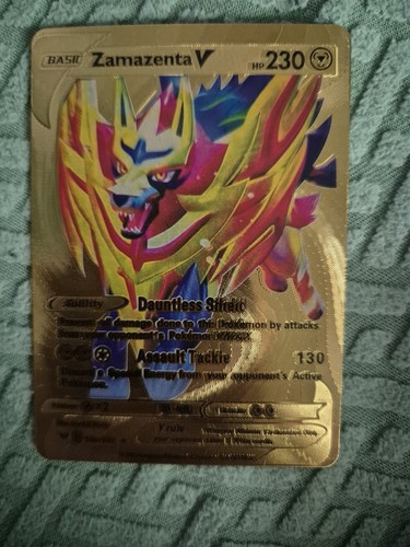Pokemon gold foil fan - gold,