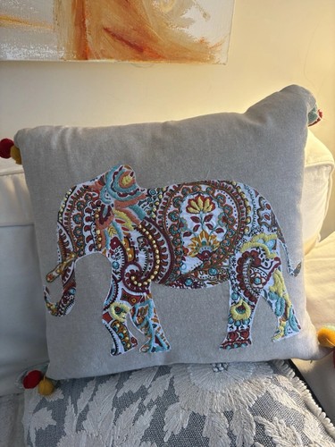Cuscino lancio elefante - cuscino,