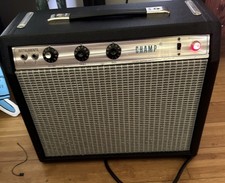Amplificatore Fender Champ Silver Face 1973 molto bello ~ inserzione aggiornata ~ testato ~ leggi tutto