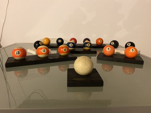 Palle bianca biliardo - bianca, da