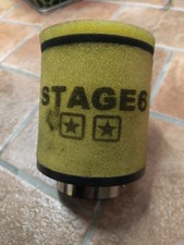 FILTRO ARIA STAGE6 DOUBLE-LAYER BIANCO TONDO IMBOCCO Ã˜ 70MM