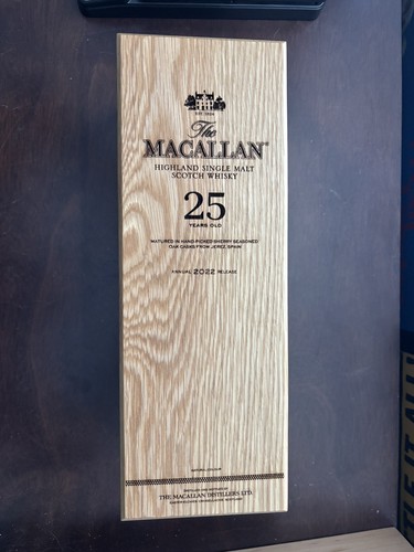 Macallan scatola vuota - 25,