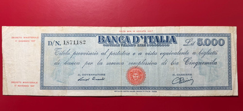 Repubblica italiana 5000 - ,