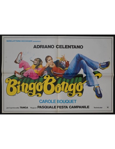 Manifesto bingo bongo adriano - bingo,