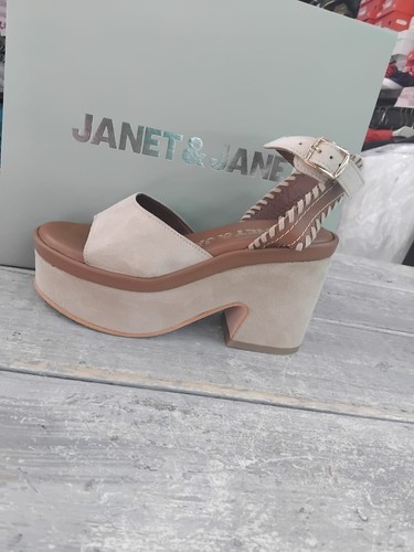 Scarpa sandalo con zeppa janet - scarpa,